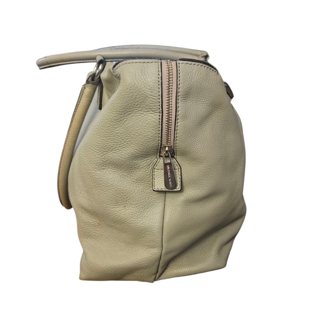 Michael Kors Hamilton Weekender Travel Bag Grey Leather‎ + FREE Bag Charm 🎁 - Picture 4 of 9